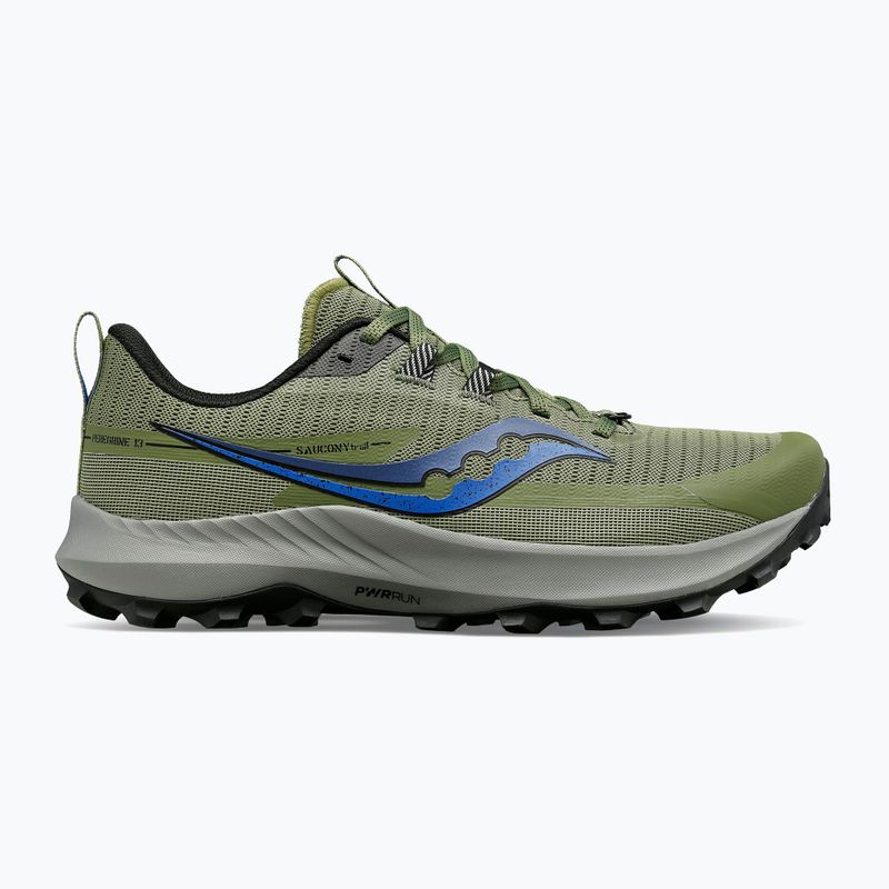 Scarpe da corsa da uomo Saucony Peregrine 13 glade/blk 12
