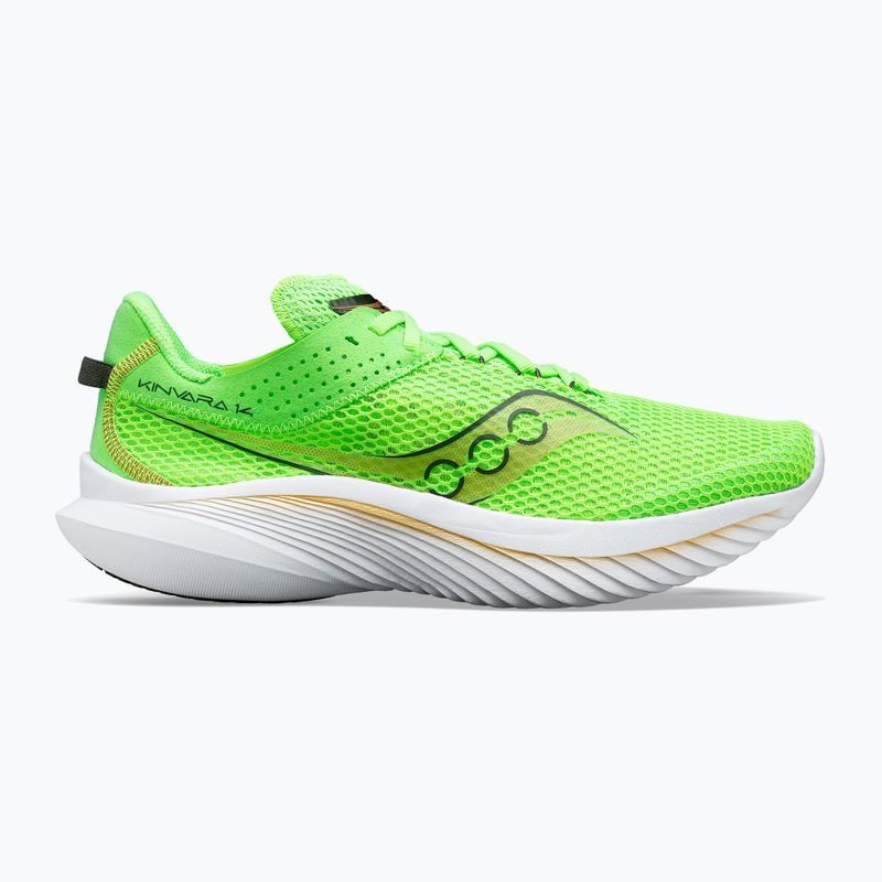 Scarpe da corsa Saucony Kinvara 14 slime/gold da uomo 12