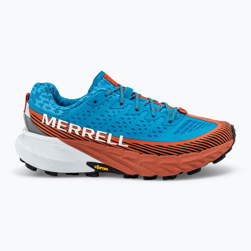 Merrell Agility Peak 5 tahoe / cloud scarpe da corsa da uomo 2