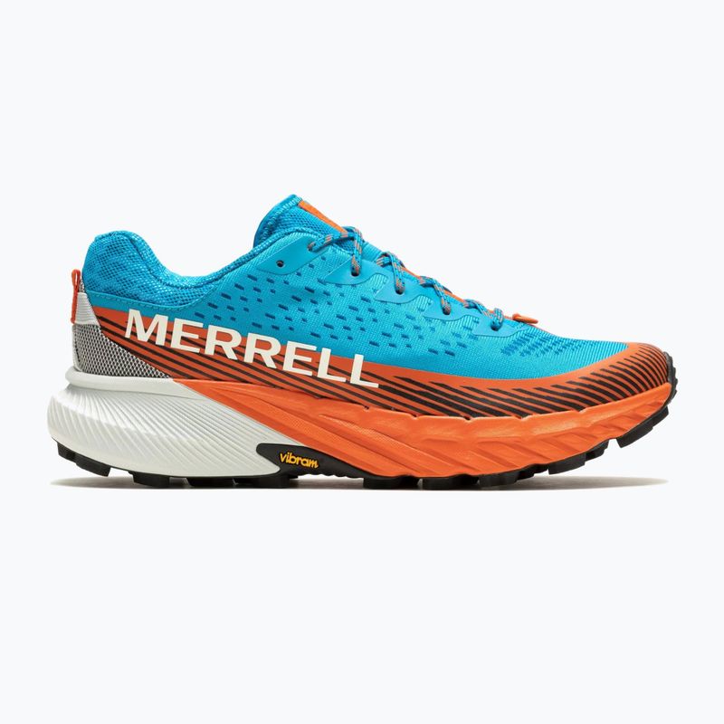 Merrell Agility Peak 5 tahoe / cloud scarpe da corsa da uomo 9