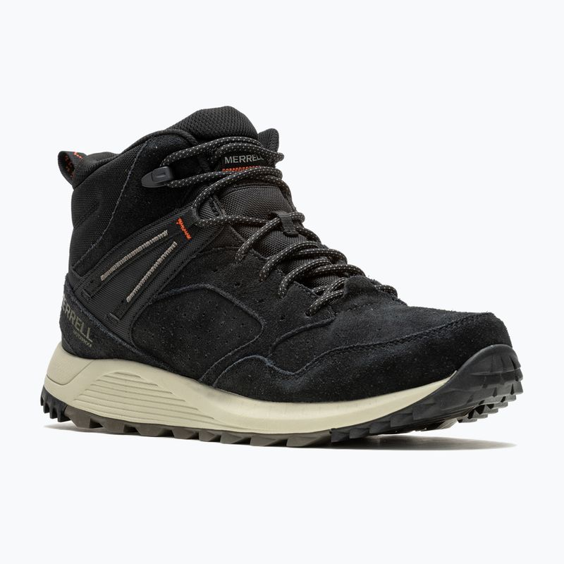 Scarpe da trekking da uomo Merrell Wildwood Mid Ltr Wp nero 8