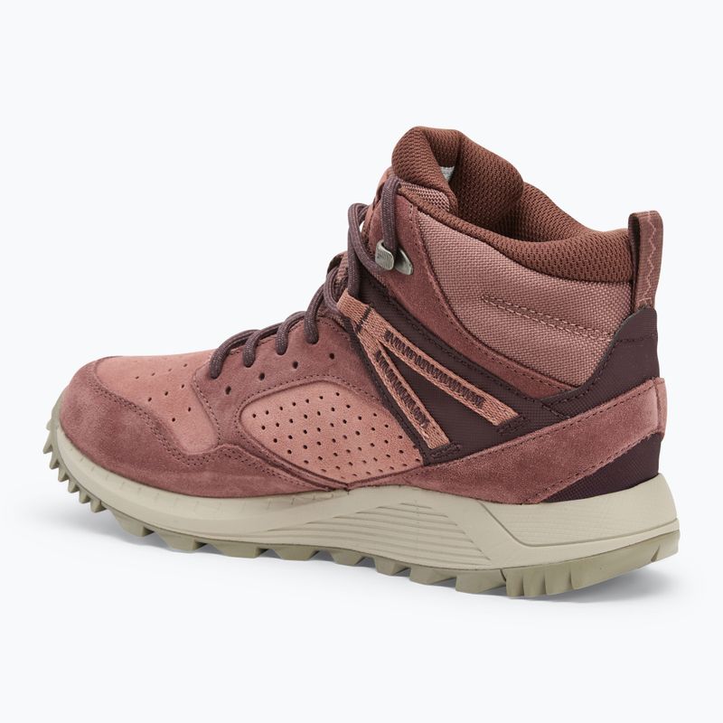 Scarpe da trekking da donna Merrell Wildwood Mid Ltr Wp marron/burlwood 3