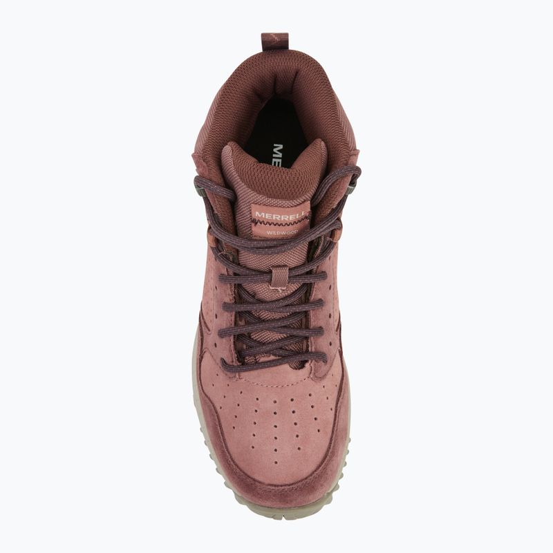 Scarpe da trekking da donna Merrell Wildwood Mid Ltr Wp marron/burlwood 5