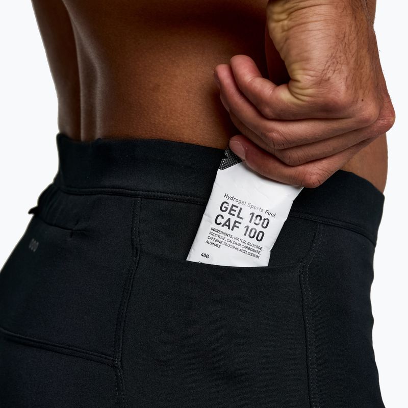 Pantaloncini da corsa Saucony Fortify foderati neri per uomo 4