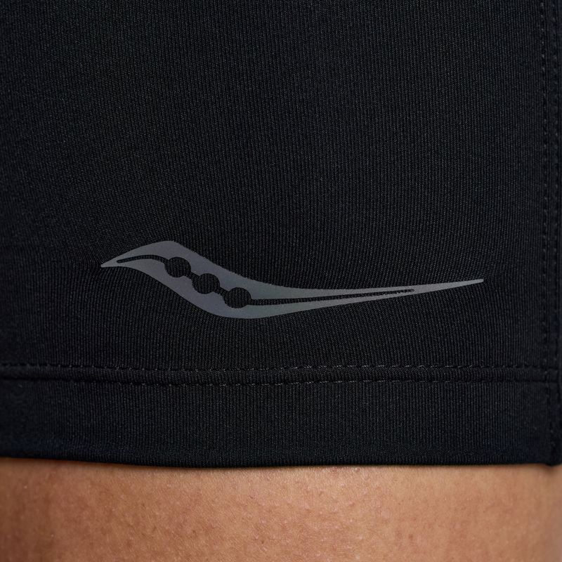 Pantaloncini da corsa da donna Saucony Fortify 6" nero 5