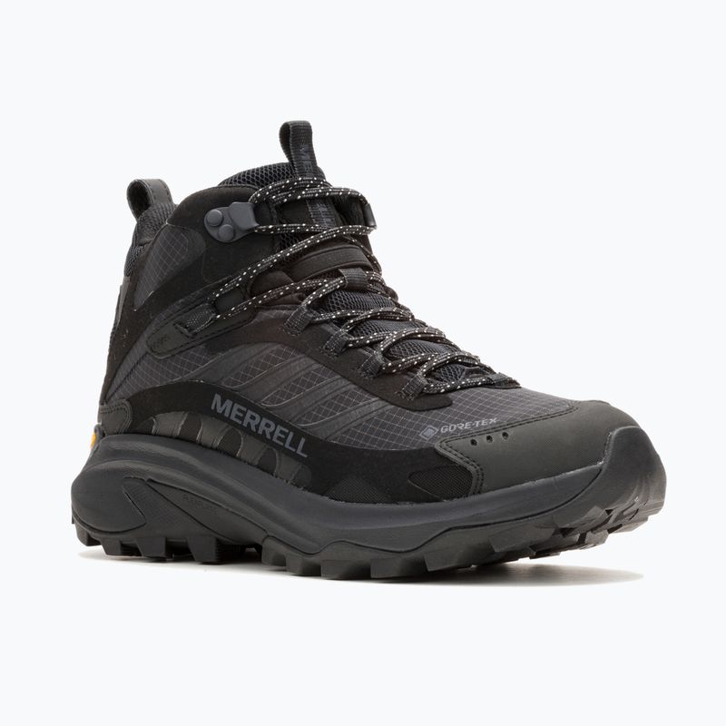 Scarpe da trekking da uomo Merrell Moab Speed 2 Mid Gtx nero 8