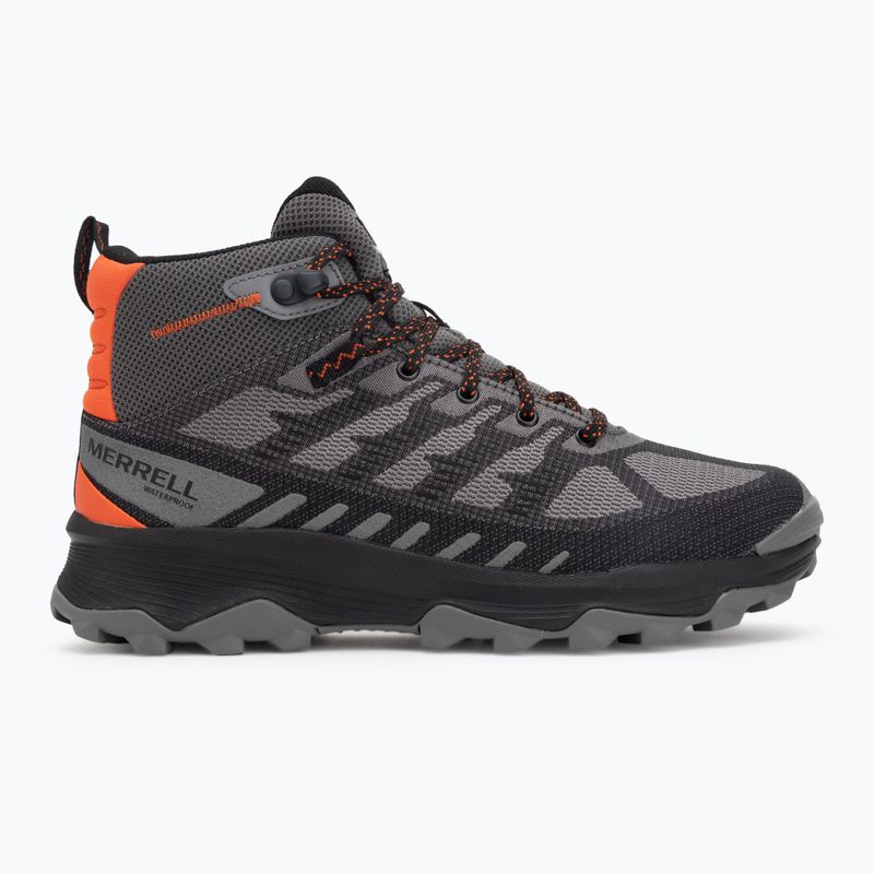Scarpe da uomo Merrell Speed Eco Mid WP charcoal/tangerine 2