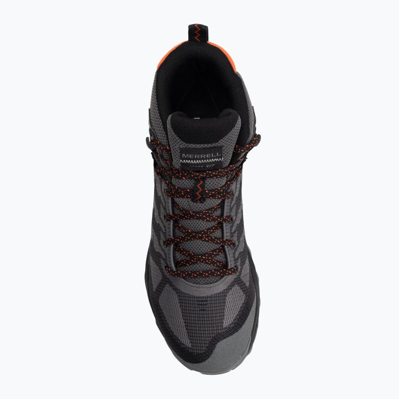 Scarpe da uomo Merrell Speed Eco Mid WP charcoal/tangerine 5