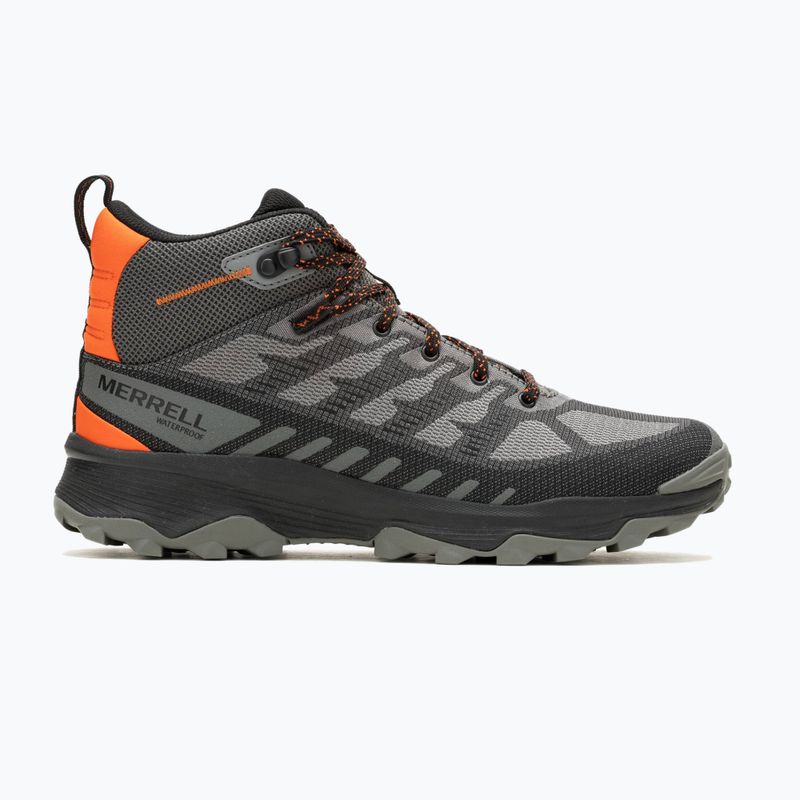 Scarpe da uomo Merrell Speed Eco Mid WP charcoal/tangerine 9