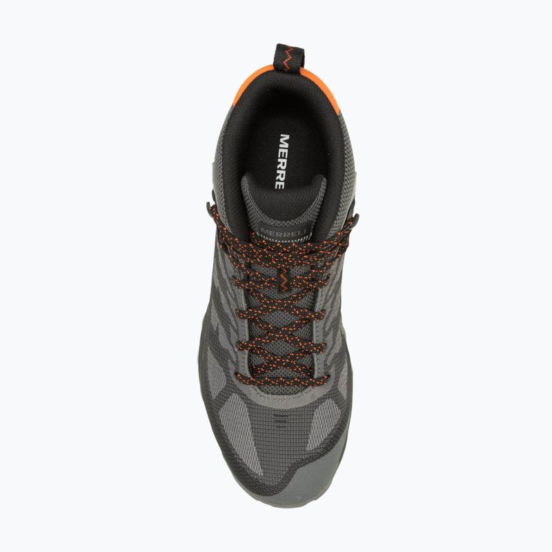 Scarpe da uomo Merrell Speed Eco Mid WP charcoal/tangerine 13