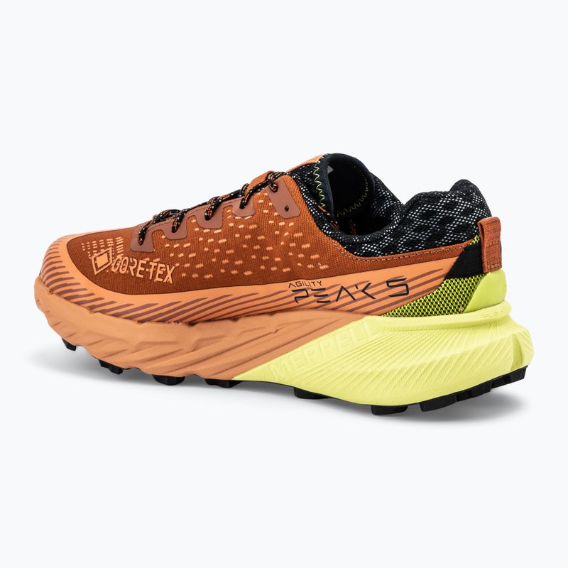 Merrell Agility Peak 5 Gtx scarpe da corsa uomo clay / melon 3