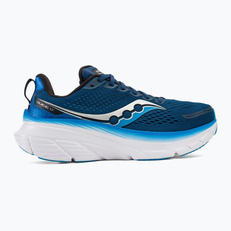 Scarpe da corsa Saucony Guide 17 da uomo, blu/cobalto 2