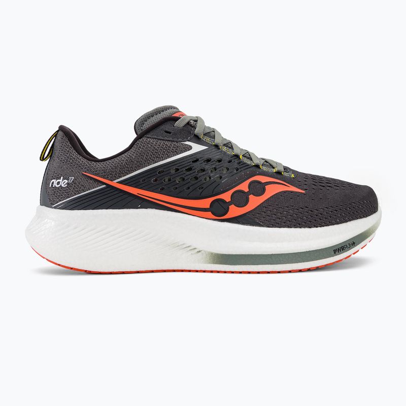 Scarpe da corsa Saucony Ride 17 Uomo shadow/pepper 2