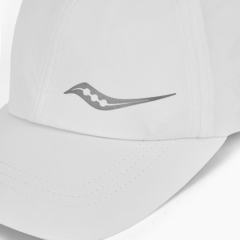 Cappello da baseball Saucony Outpace bianco 3