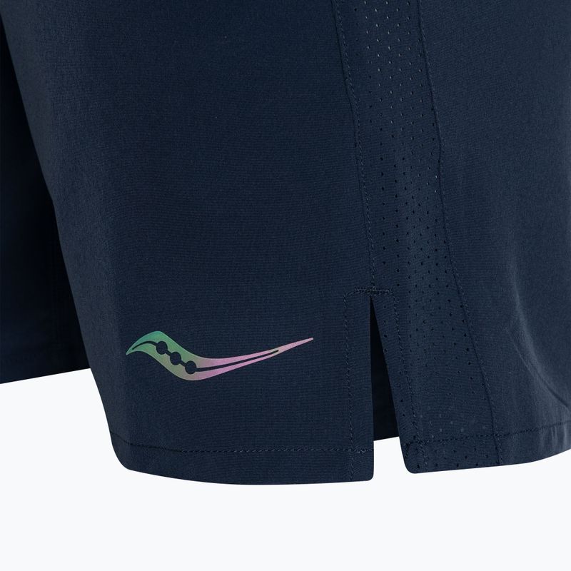 Pantaloncini da corsa Saucony Outpace 7'' uomo, navy 3