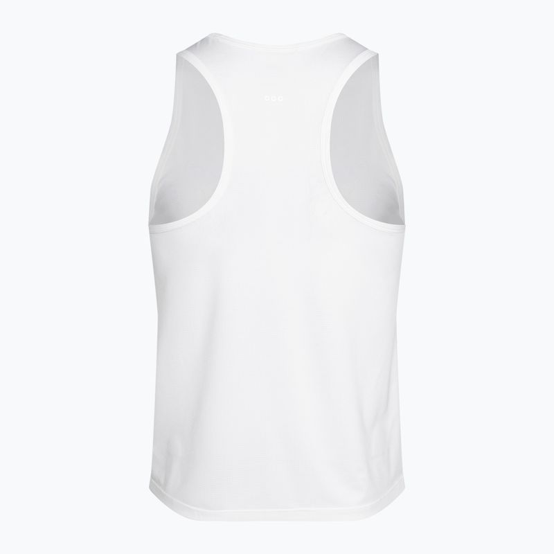 Canotta da corsa Saucony Stopwatch Singlet bianca da uomo 2
