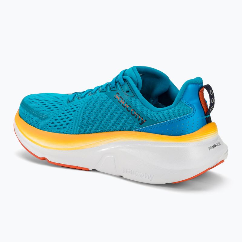 Scarpe da corsa Saucony Guide 17 da uomo, colore blu/peel 3