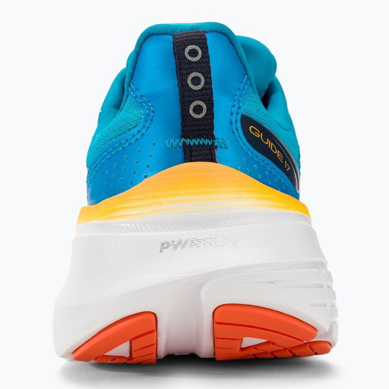 Scarpe da corsa Saucony Guide 17 da uomo, colore blu/peel 6