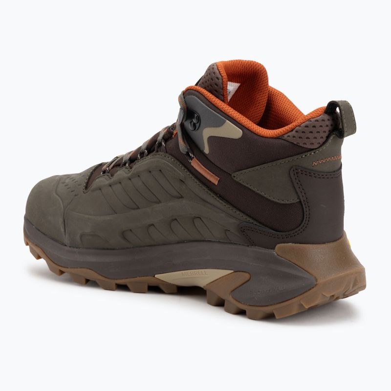 Scarpe da trekking uomo Merrell Moab Speed 2 Ltr Mid Wp olive 3
