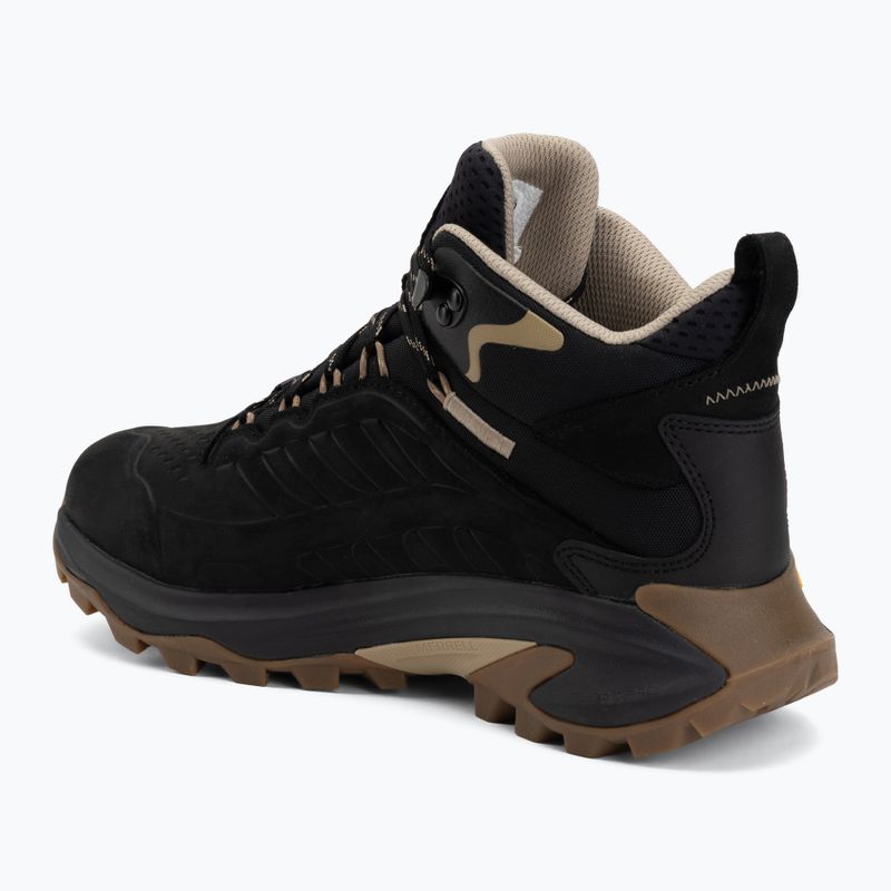 Scarpe da trekking donna Merrell Maob Speed 2 Leather Mid Black 3