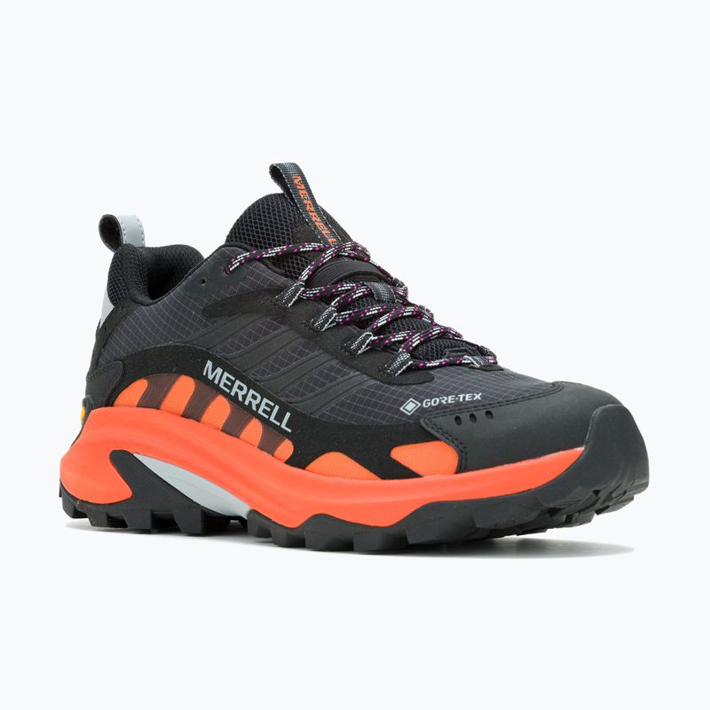 Scarpe da trekking da uomo Merrell Moab Speed 2 Gtx nero/arancio 8