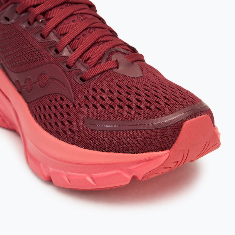 Saucony Guide 17 currant/cayenne, scarpe da corsa da donna 7