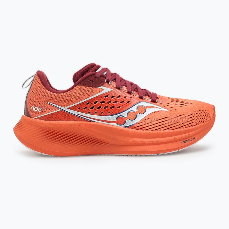 Scarpe da corsa Saucony Ride 17 pepper/currant da uomo 2