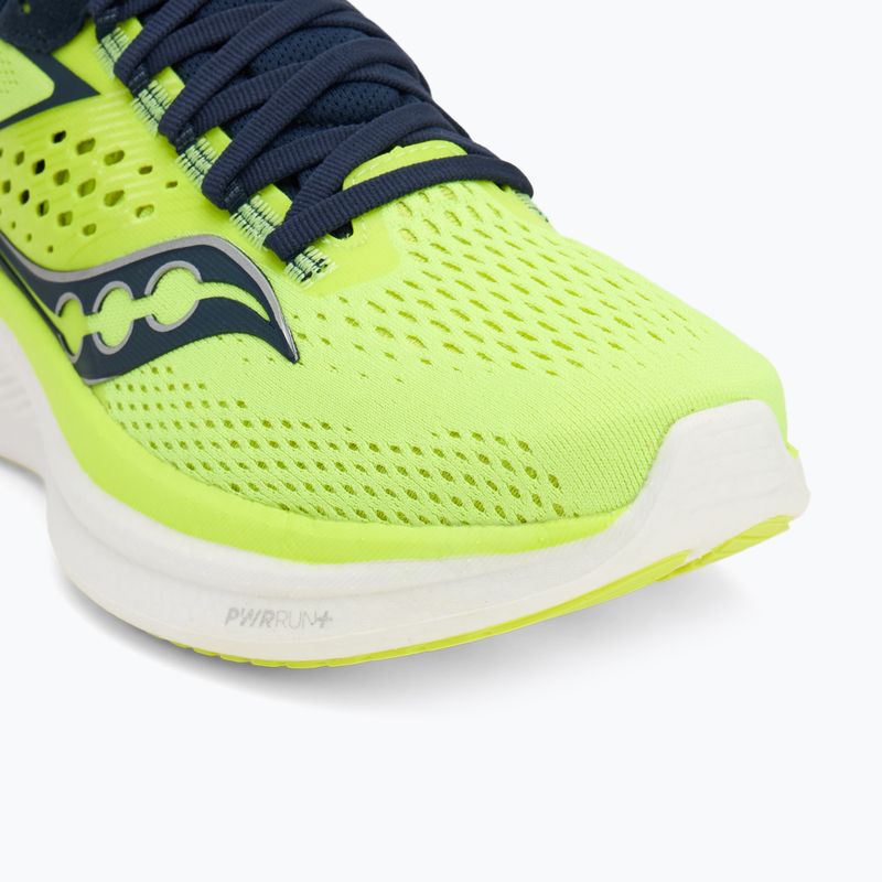 Scarpe da corsa da uomo Saucony Ride 17 citron/navy 7