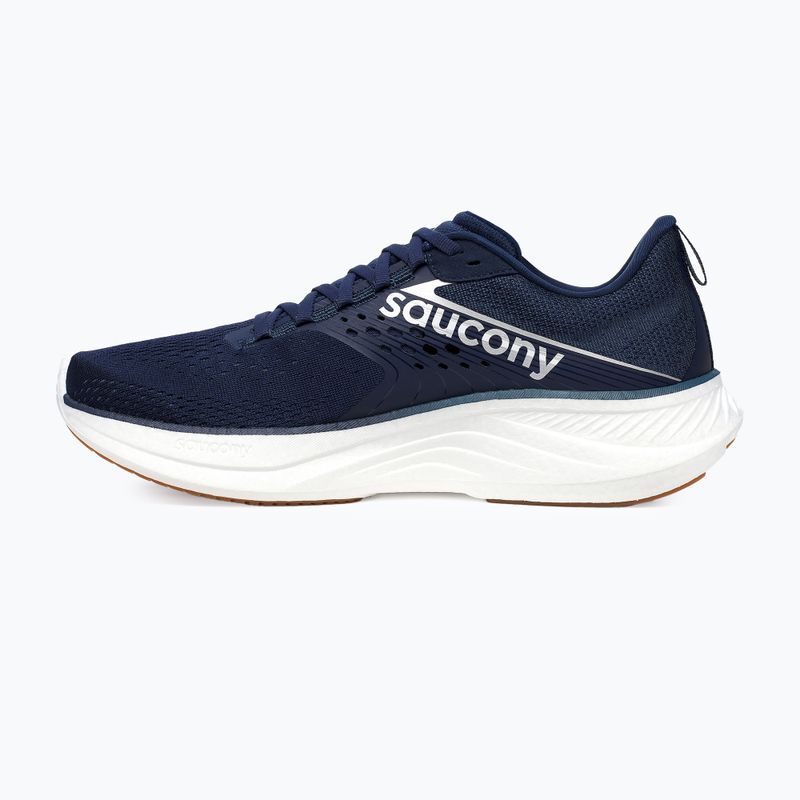 Scarpe da corsa da uomo Saucony Ride 17 navy/gum 2