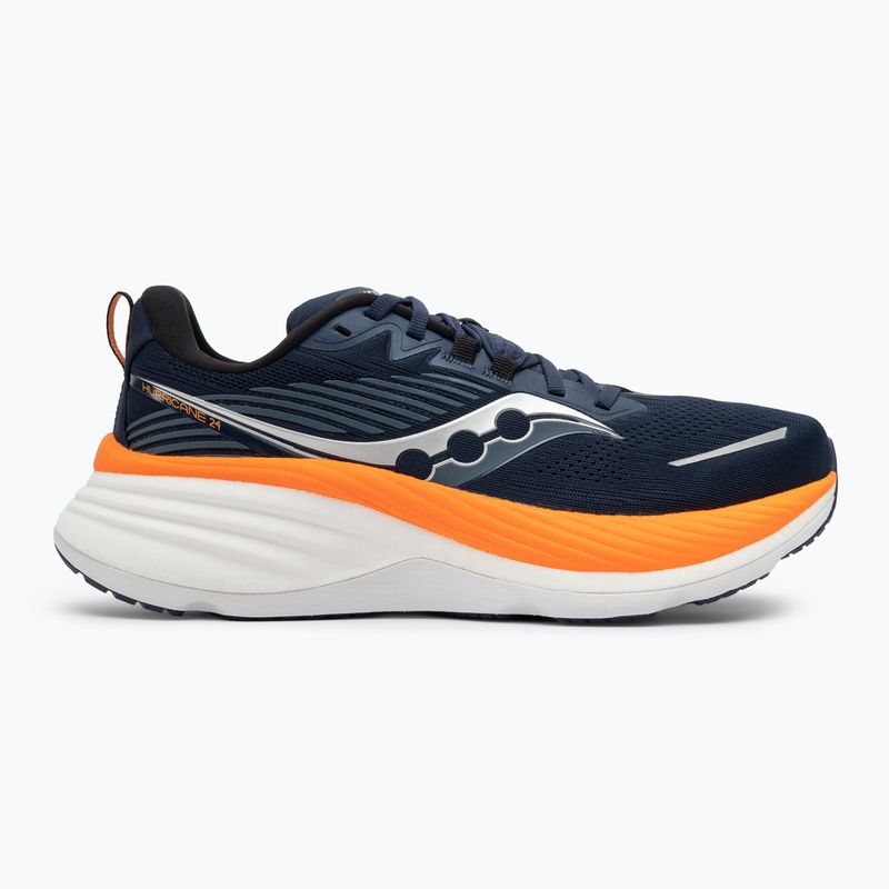 Scarpe da corsa da uomo Saucony Hurricane 24 navy/peel 2