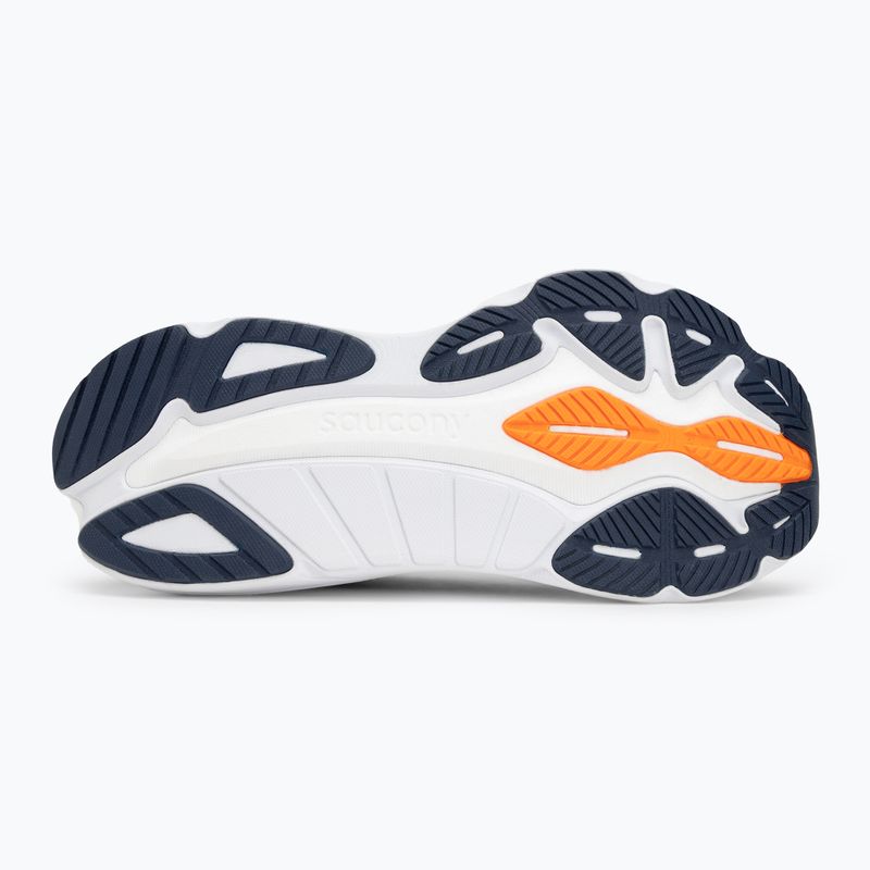 Scarpe da corsa da uomo Saucony Hurricane 24 navy/peel 4