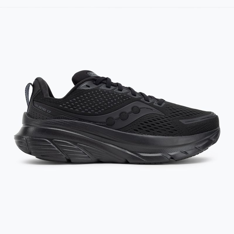 Scarpe da corsa da uomo Saucony Guide 17 nero/nero 2