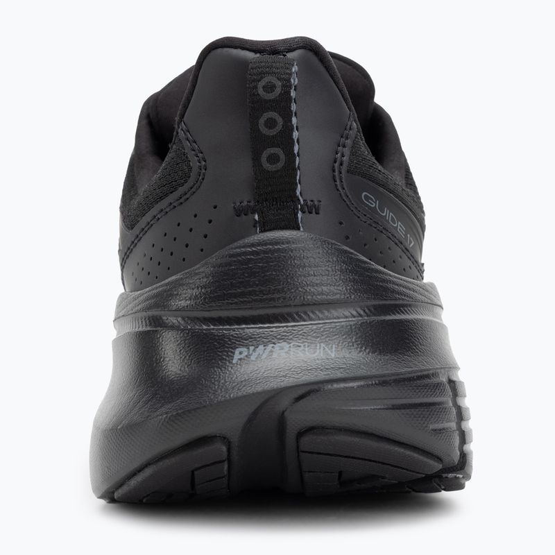 Scarpe da corsa da uomo Saucony Guide 17 nero/nero 6