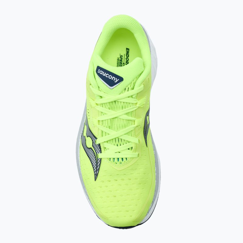 Scarpe da corsa da uomo Saucony Endorphin Speed 4 citron/navy 5