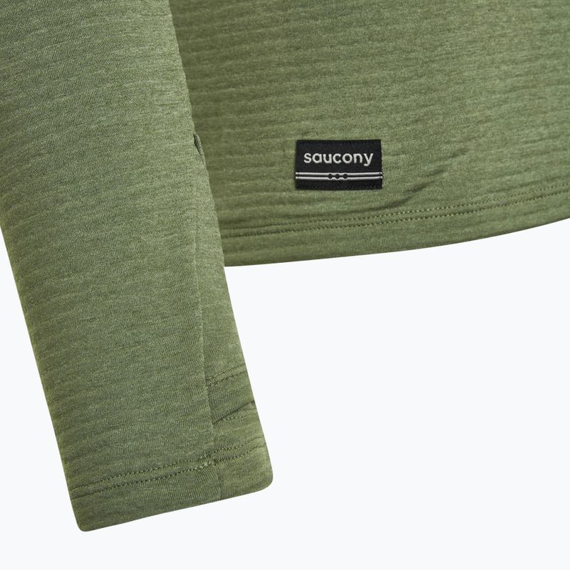Felpa da corsa Saucony Triumph 3D 1/2 Zip Uomo bough heather 3