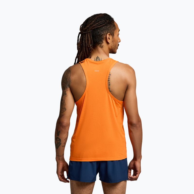 Canotta da running Saucony Stopwatch Singlet pepper heather da uomo 3