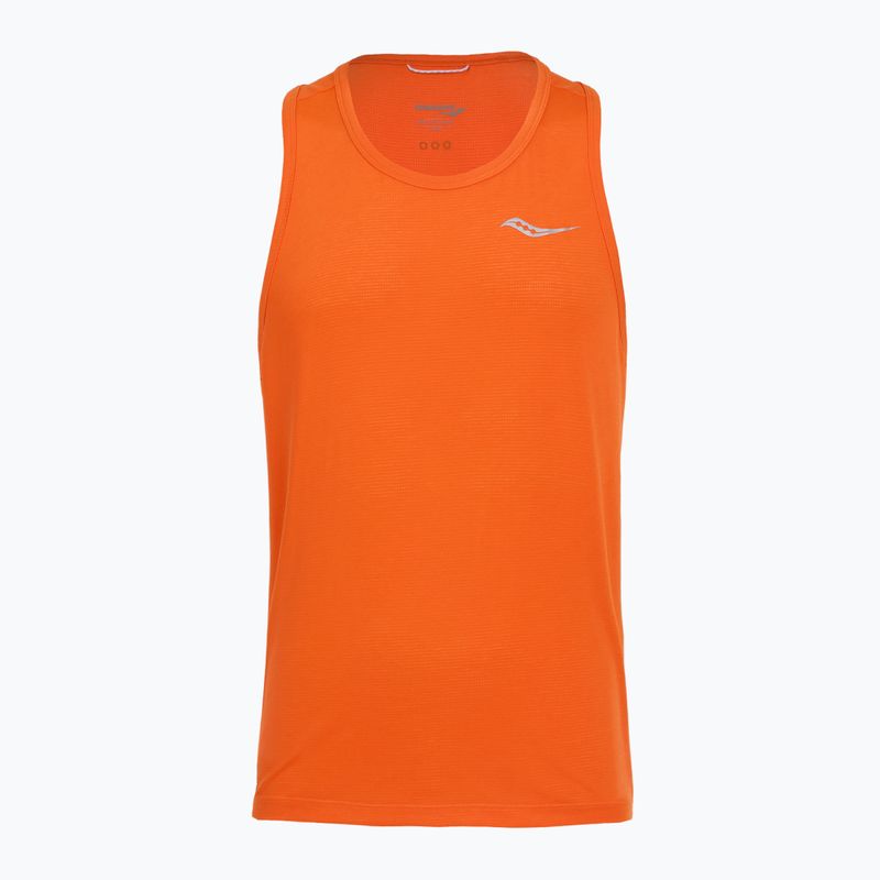 Canotta da running Saucony Stopwatch Singlet pepper heather da uomo 6