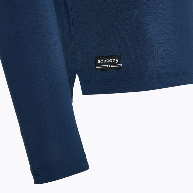 Saucony Triumph navy a maniche lunghe da corsa per uomo 4