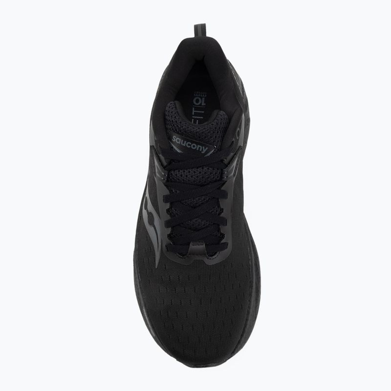 Scarpe running uomo Saucony Triumph 22 triple black 5