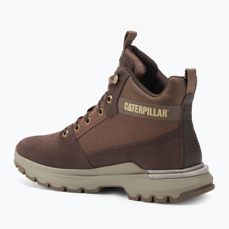 Uomo CATerpillar Colorado Sneaker caffè in grani / pioggia tamburo scarpe 3