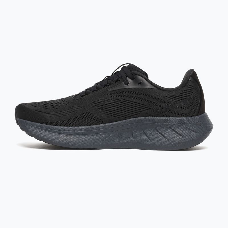 Scarpe da corsa da uomo Saucony Ride 18 nero/ombra 2