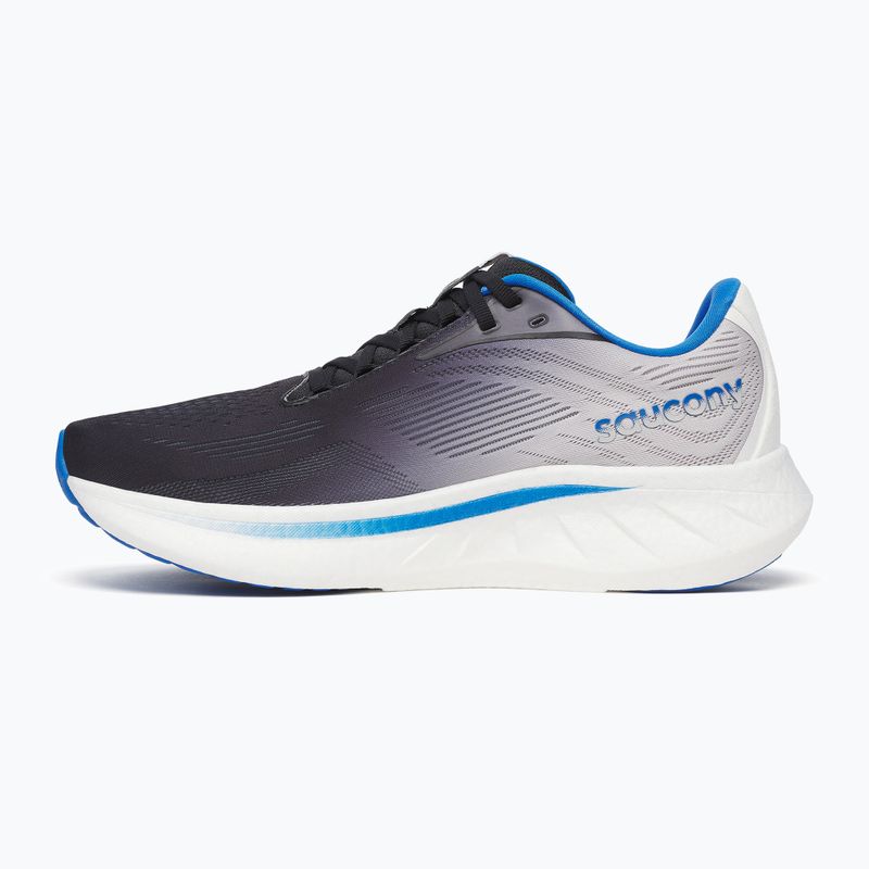 Scarpe da corsa da uomo Saucony Ride 18 nero / skydiver 2