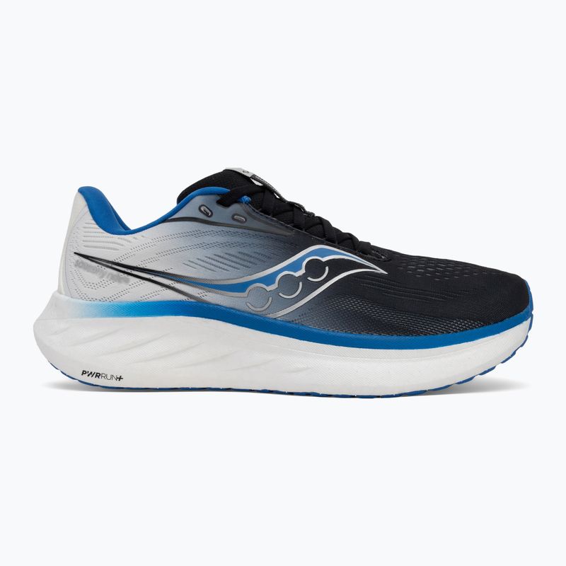 Scarpe da corsa da uomo Saucony Ride 18 nero / skydiver 2
