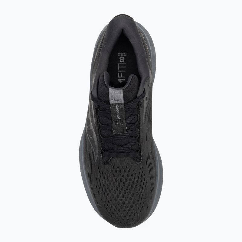 Scarpe da corsa da uomo Saucony Ride 18 nero / shadow 5