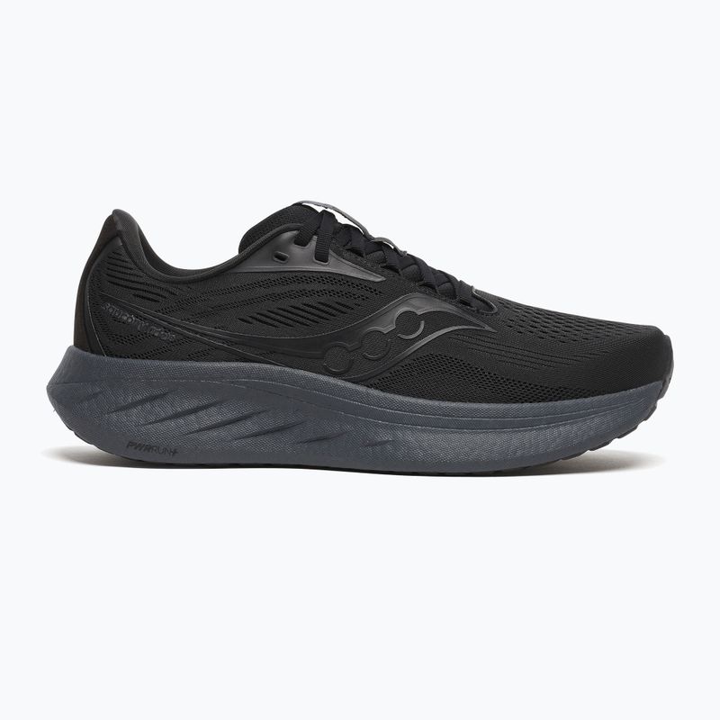 Scarpe da corsa da uomo Saucony Ride 18 nero / shadow 8