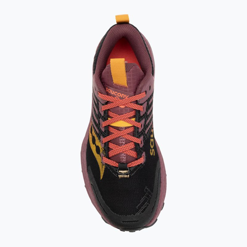 Scarpe da corsa da donna Saucony Ride Trail 2 nero/terra 5