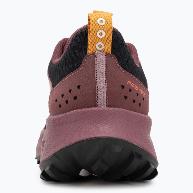 Scarpe da corsa da donna Saucony Ride Trail 2 nero/terra 6