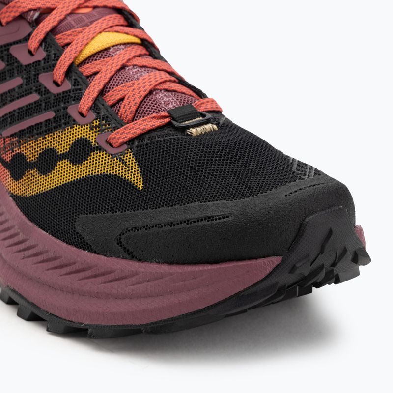 Scarpe da corsa da donna Saucony Ride Trail 2 nero/terra 7
