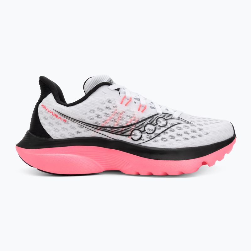 Scarpe da corsa da donna Saucony Kinvara 16 bianco/nero 2