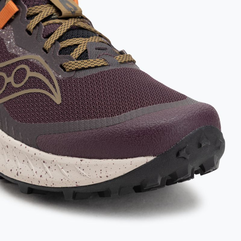 Scarpe da corsa da uomo Saucony Peregrine 15 wine/kodiak 7